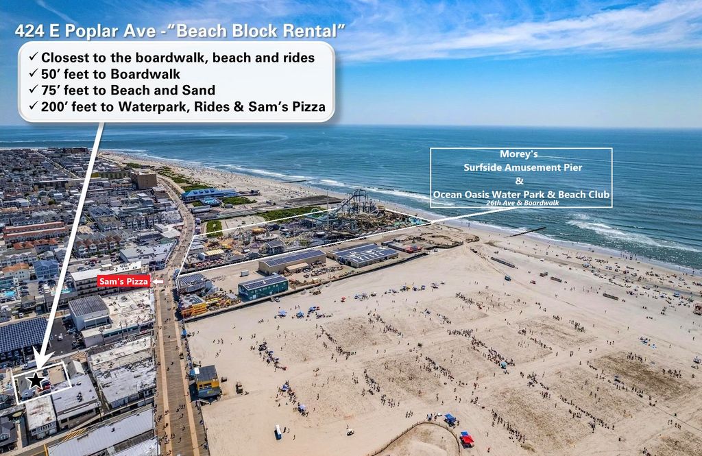 BEACH BLOCK FAMILY HOME Boardwalk & Beach (Pet Friendly) Wildwood