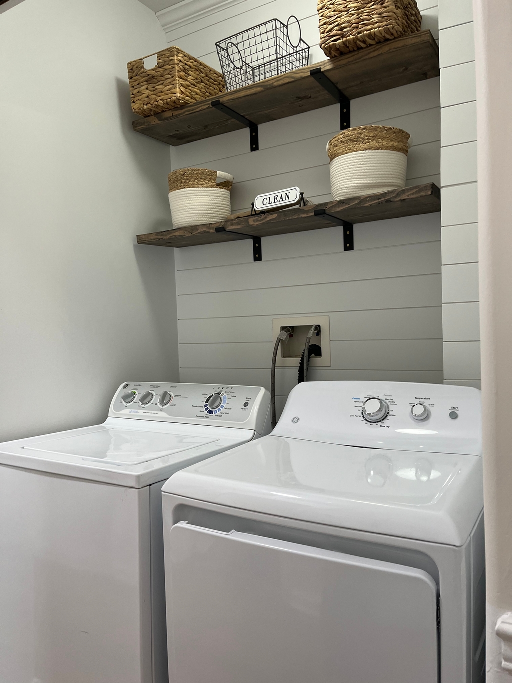 Washer and gas heat dryer