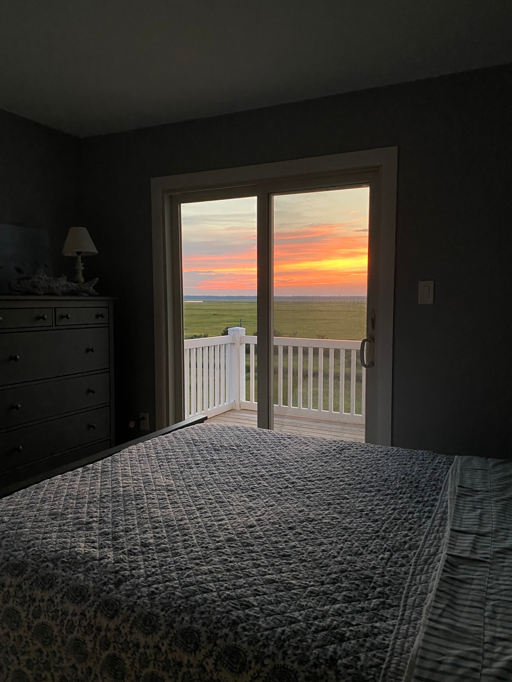 Back Bedroom Sunset