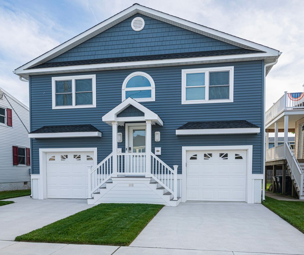 Blue Haven Brigantine New! w/fenced yard near beaches, bay, golf, AC