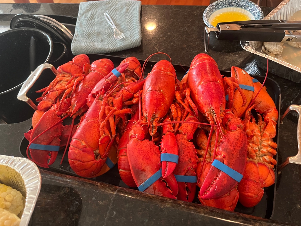 Our kitchen is stocked with everything you need for a seafood night!!