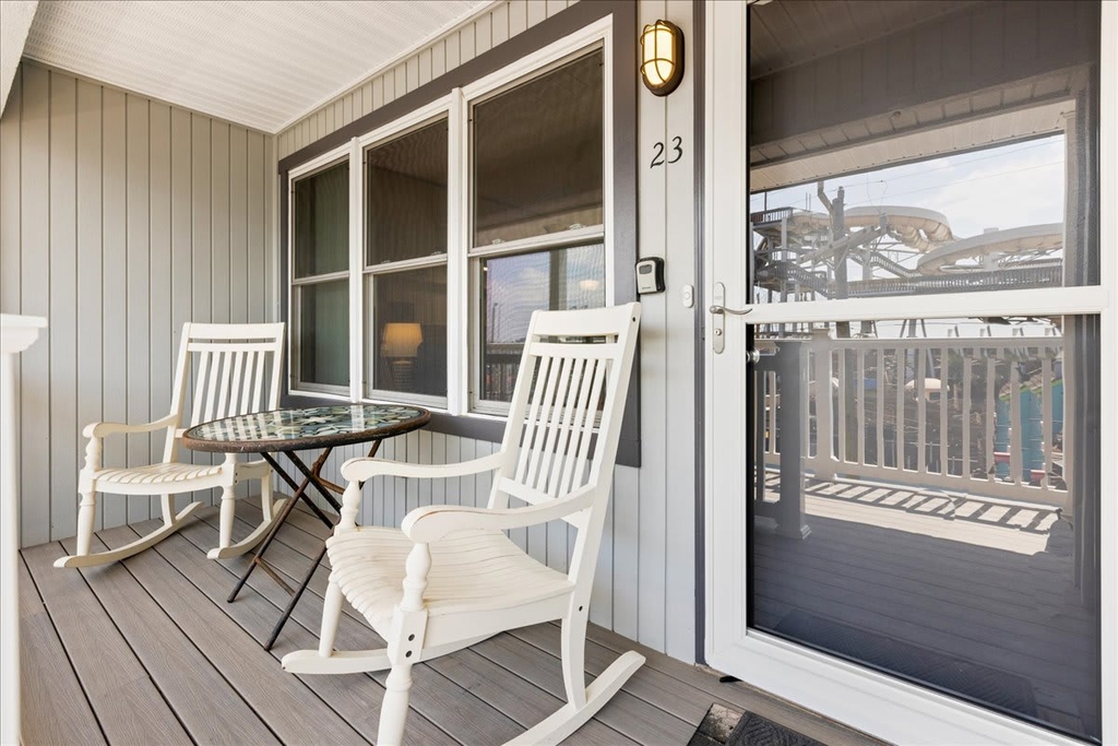 Covered porch