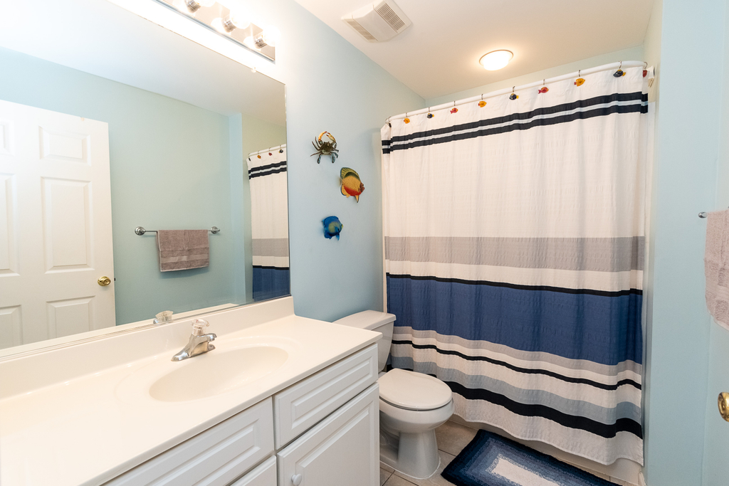 Main level hall bathroom