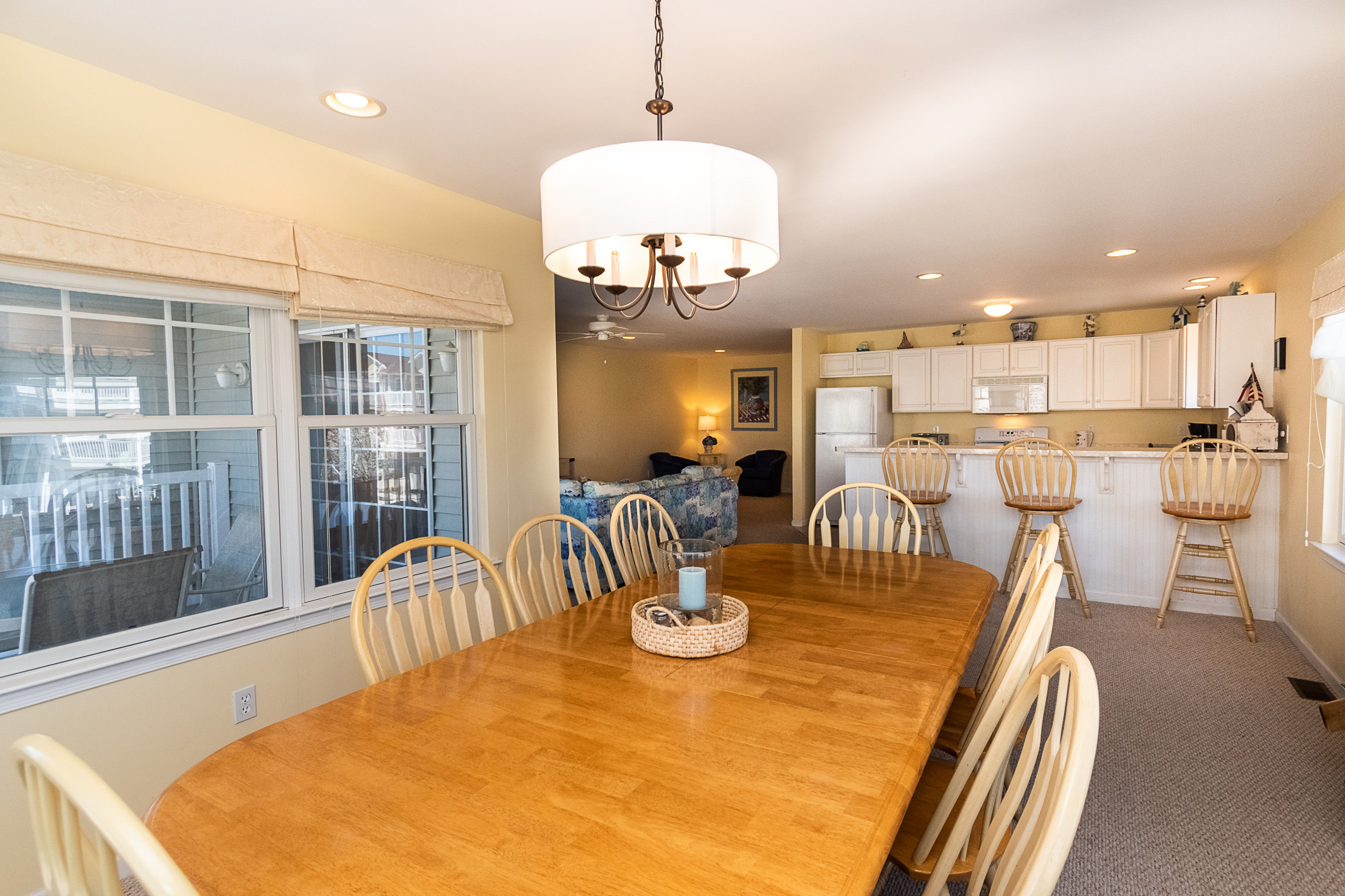 Bright Beach Block End Unit Condo (sleeps 12) In Beautiful North Wildw ...