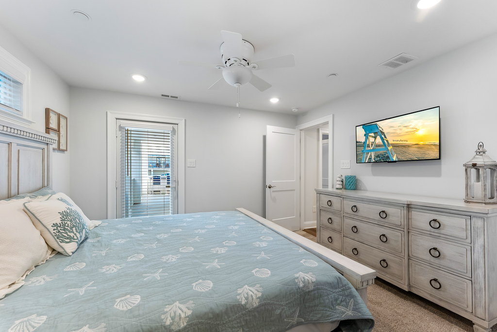 Master Bedroom with Patio Access