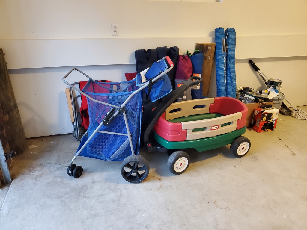 Beach Buggy, Chairs and Umbrella