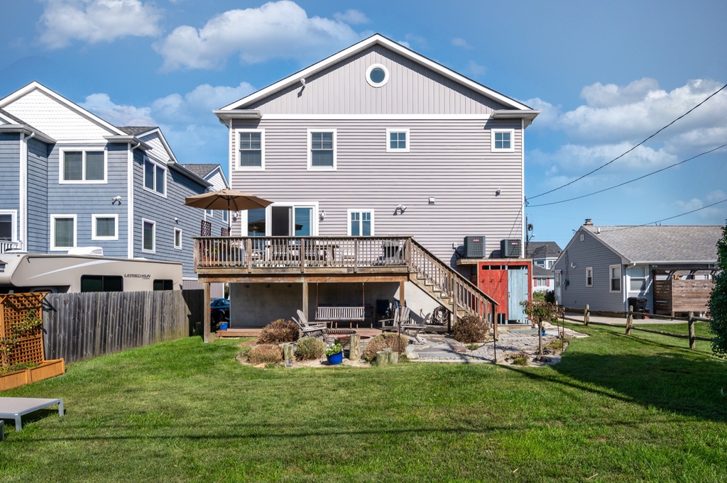 Large backyard 