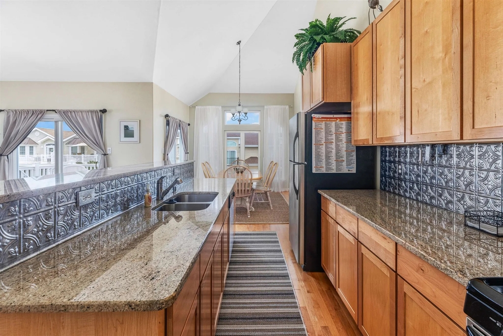 kitchen and dining