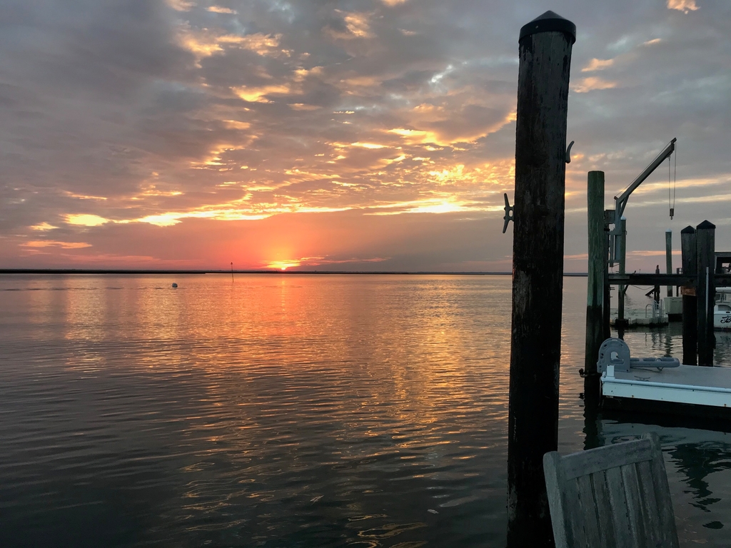 Sunset from dock