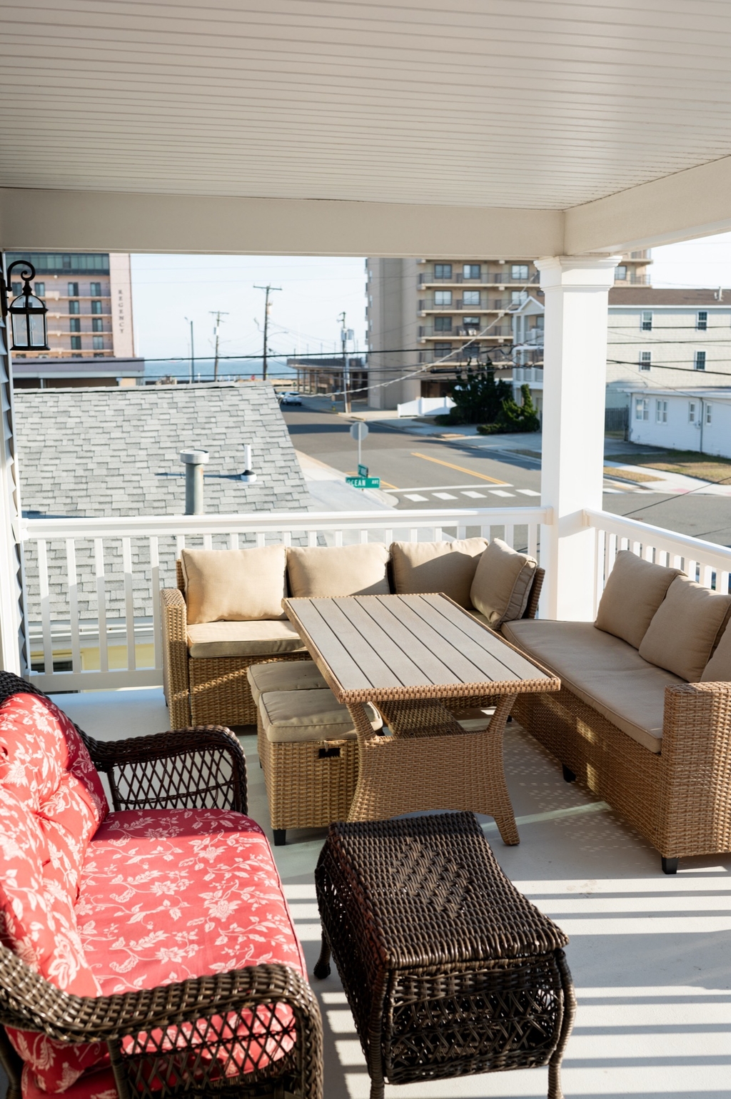front deck with ocean views