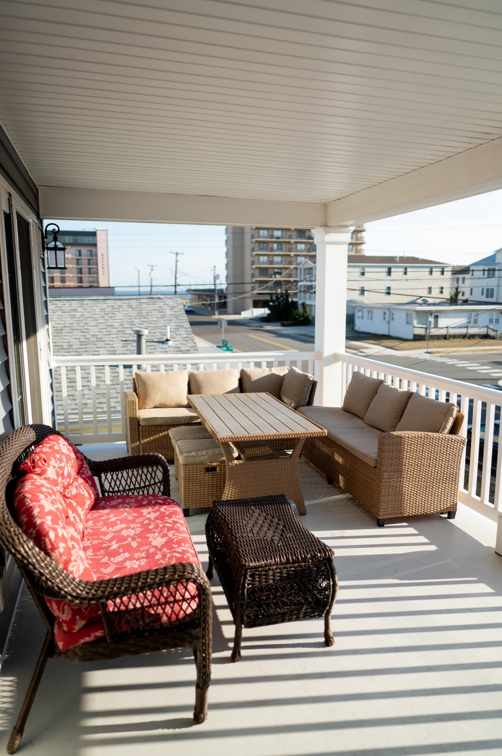 view of ocean from front deck