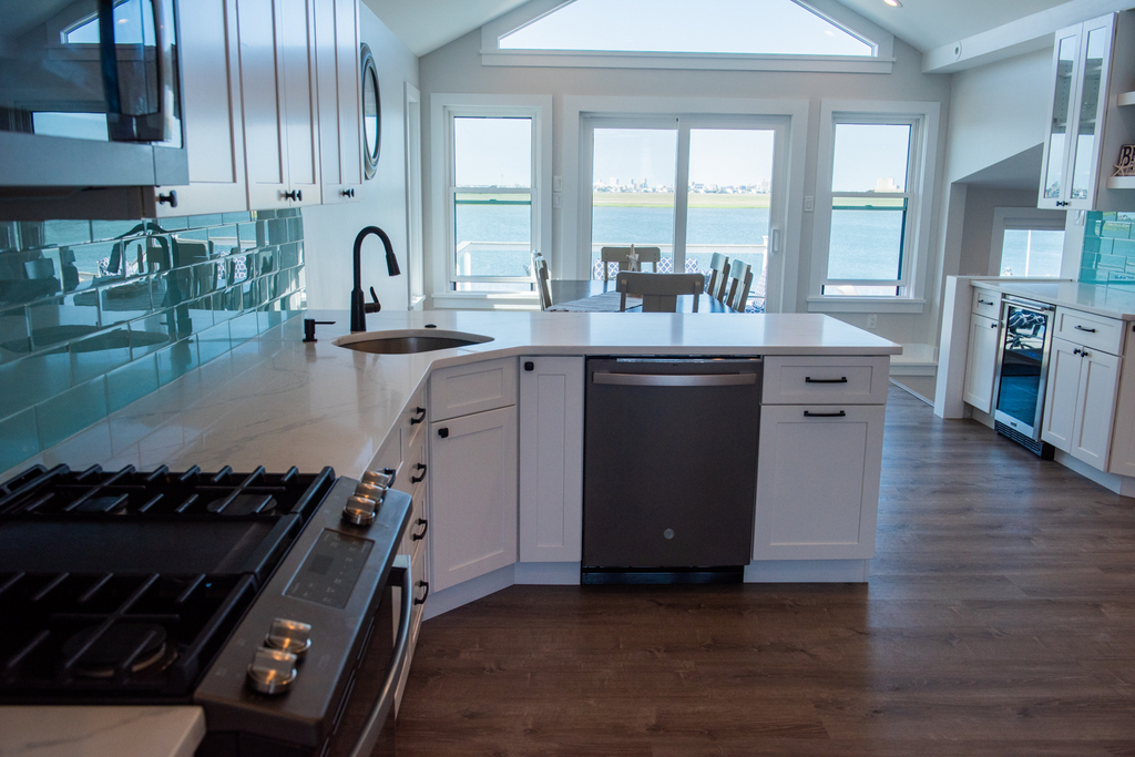 Kitchen w/Bay Views