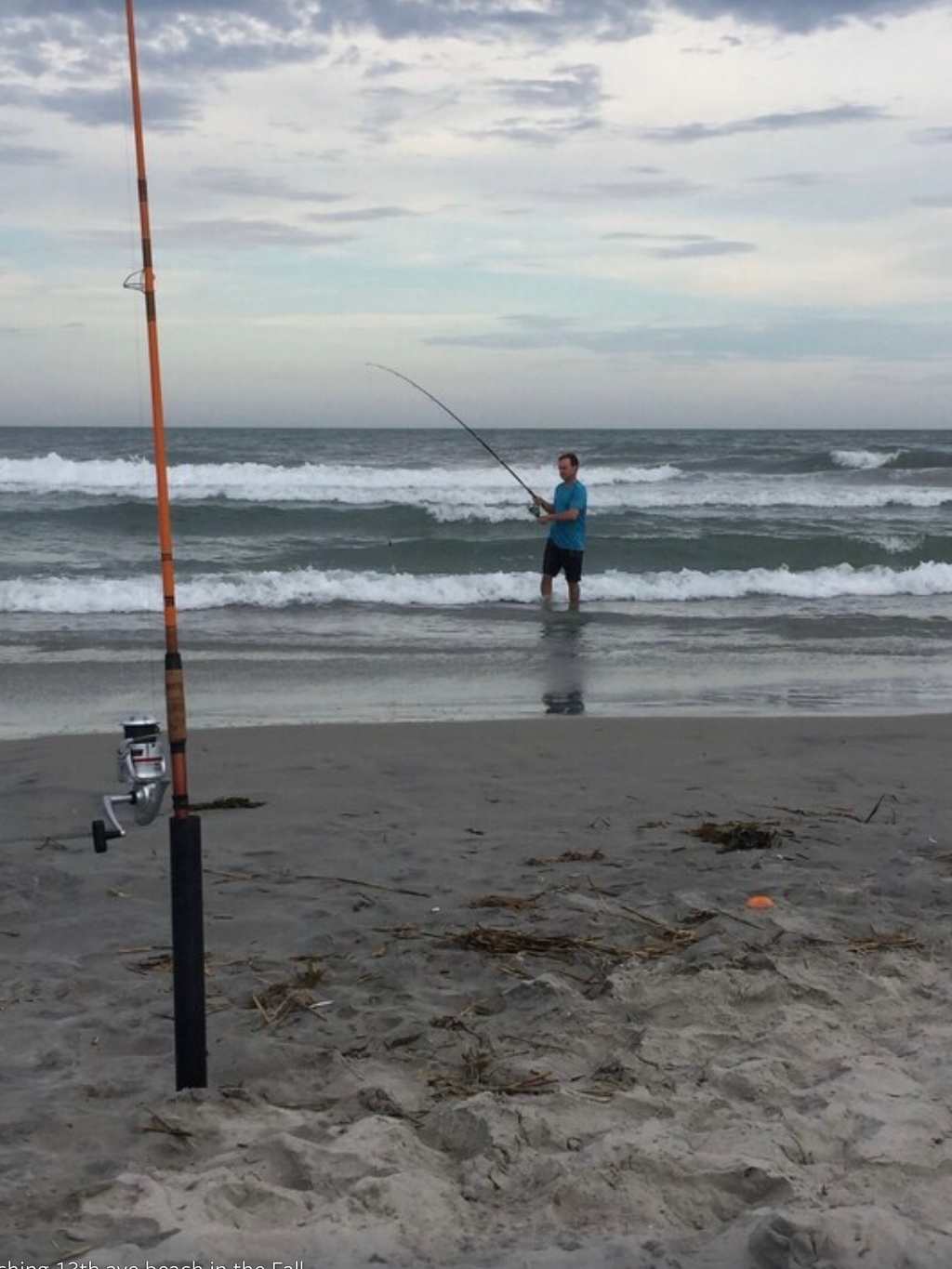Surf fishing