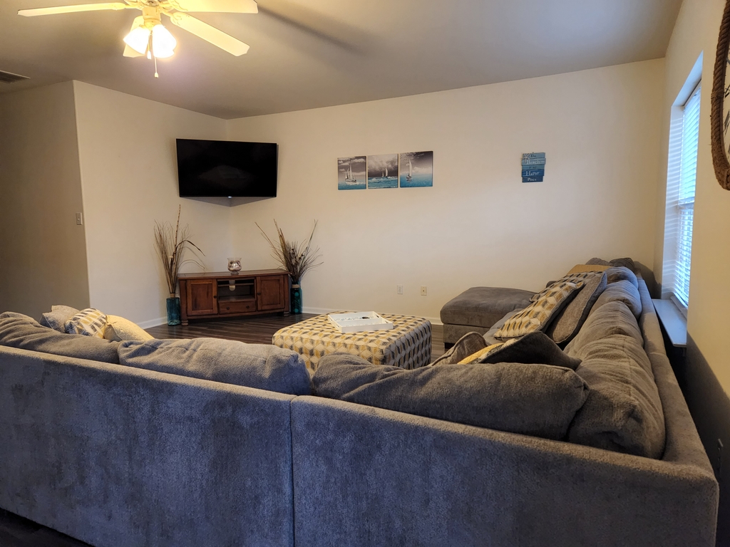 Living area on second floor.  