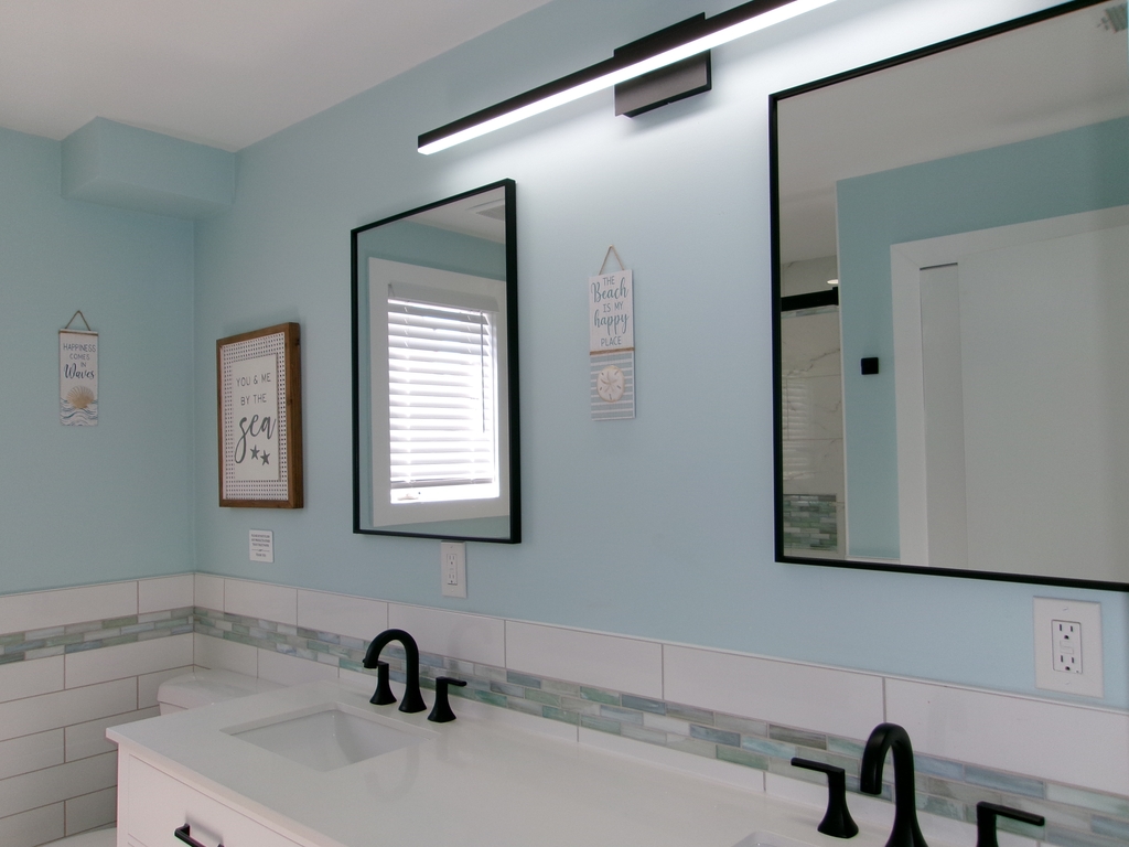 Second Floor Master Bath with Double Sinks
