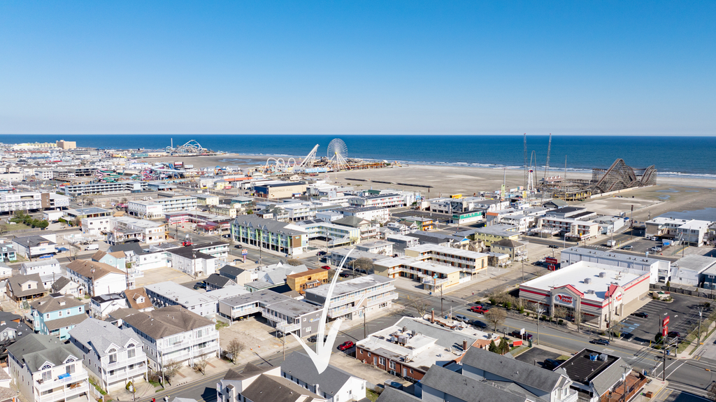 Enjoy a short walk to the famous Wildwood beaches, Boardwalk, and Convention Center. 