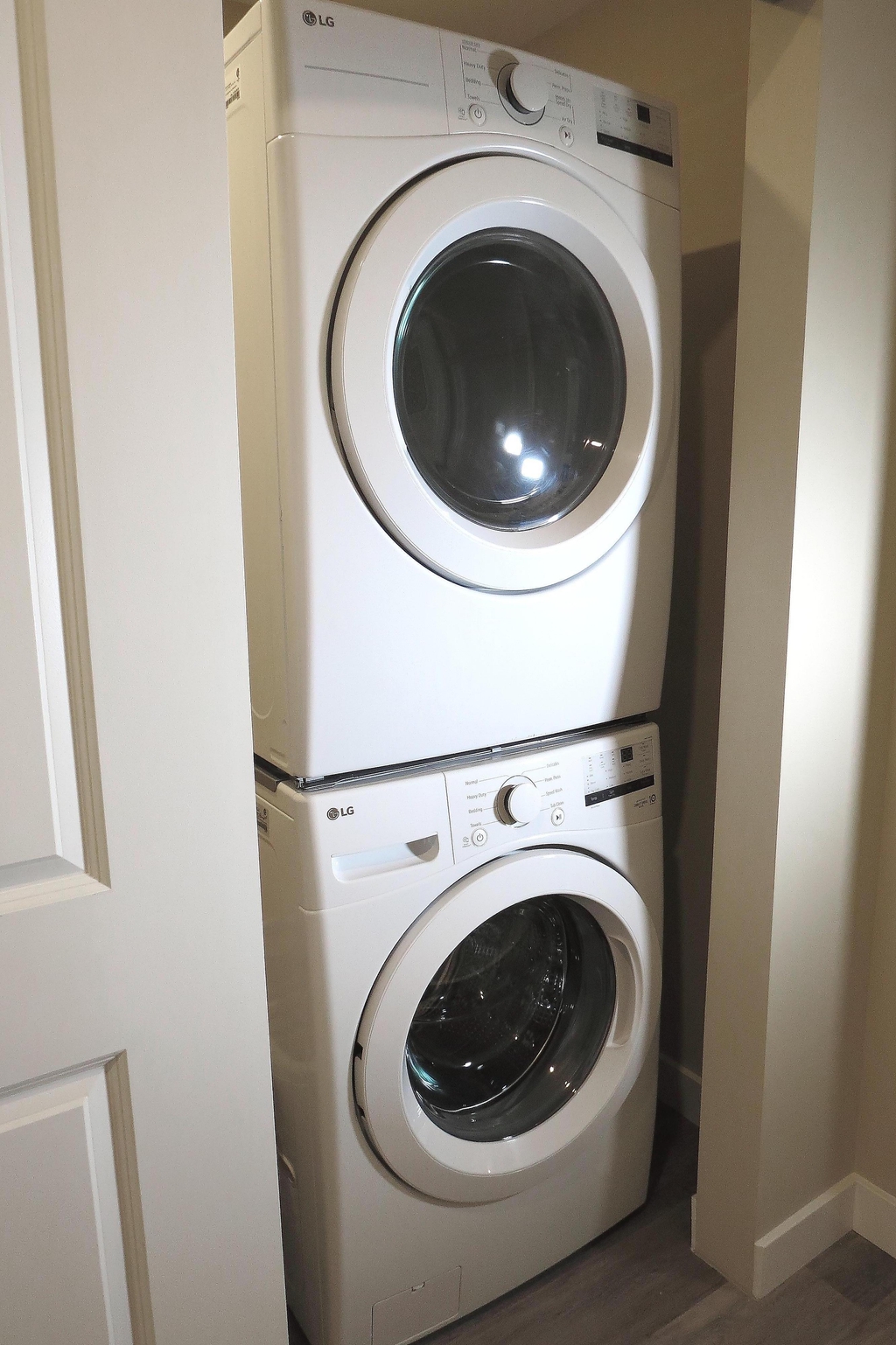 Washer and dryer in unit