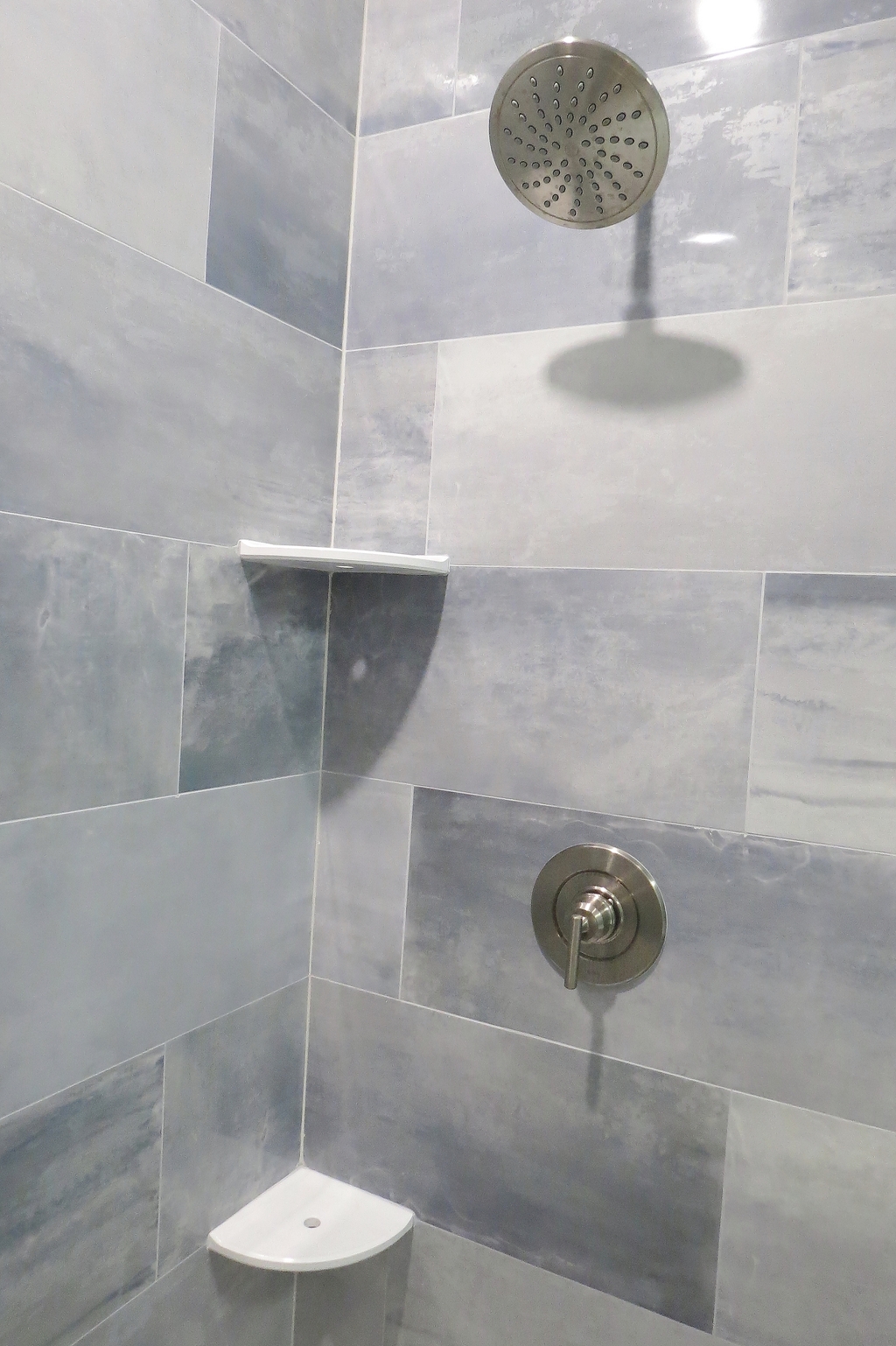 Master Bathoom: rain head shower