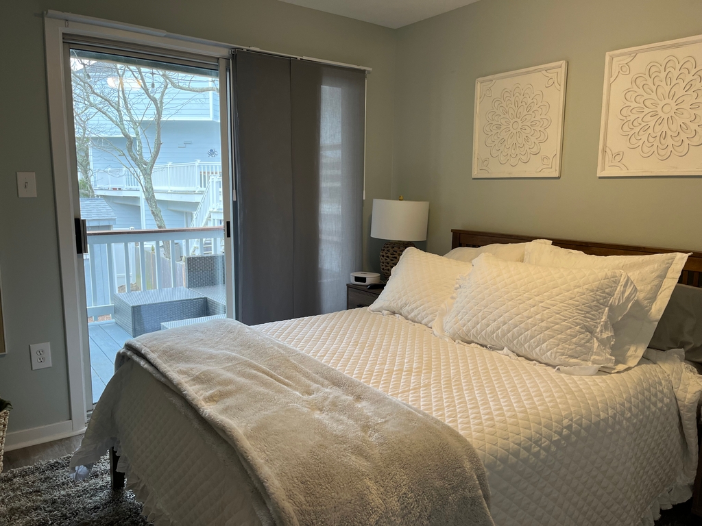 Master Bedroom with Back Deck