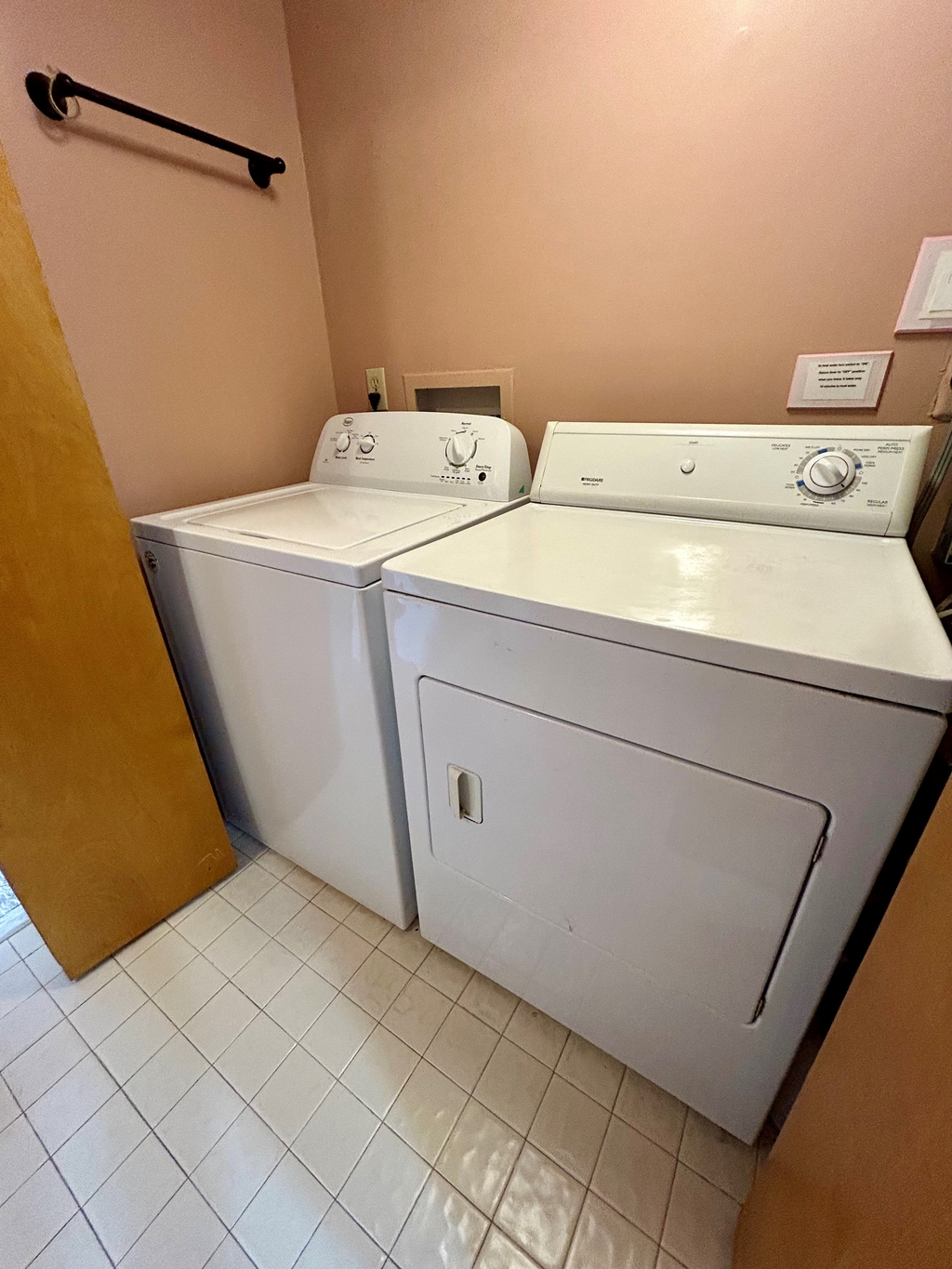 Full sized laundry 