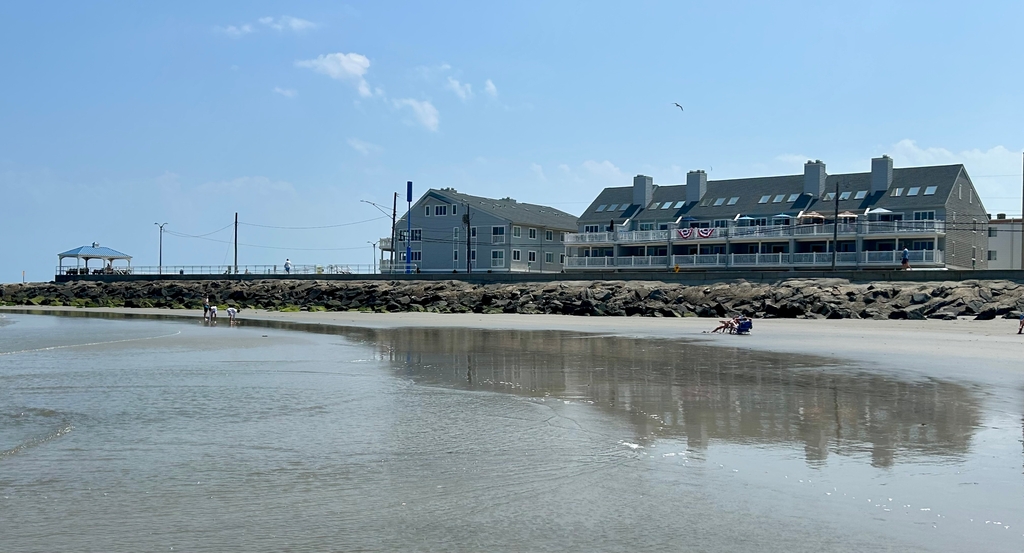 View from the beach