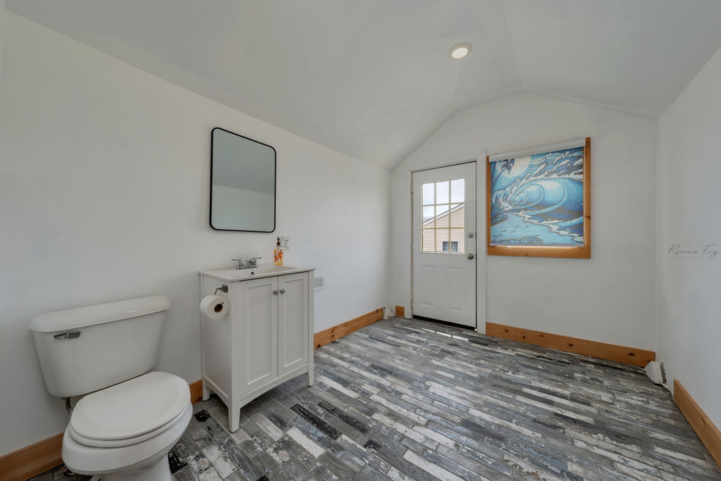 Third floor half bath