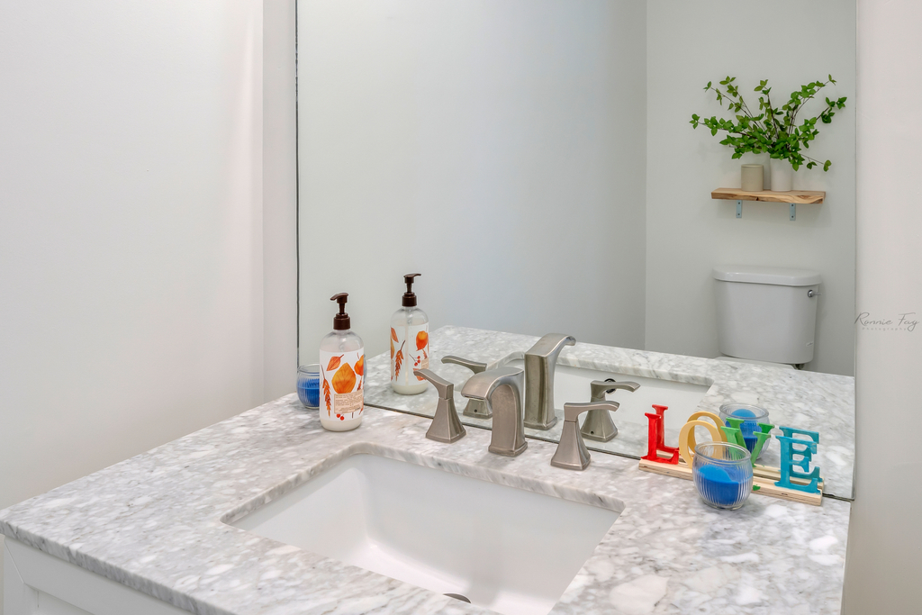 First floor half bathroom