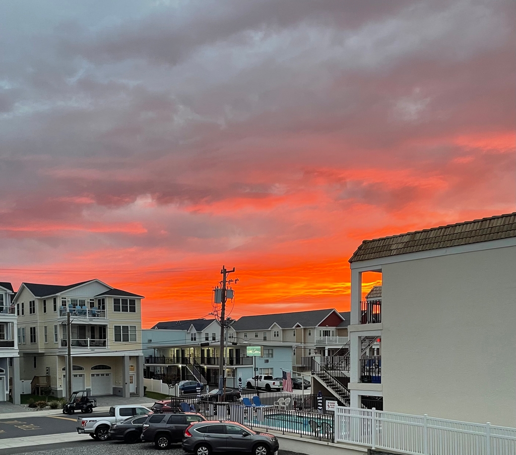 Sunsets from the balcony