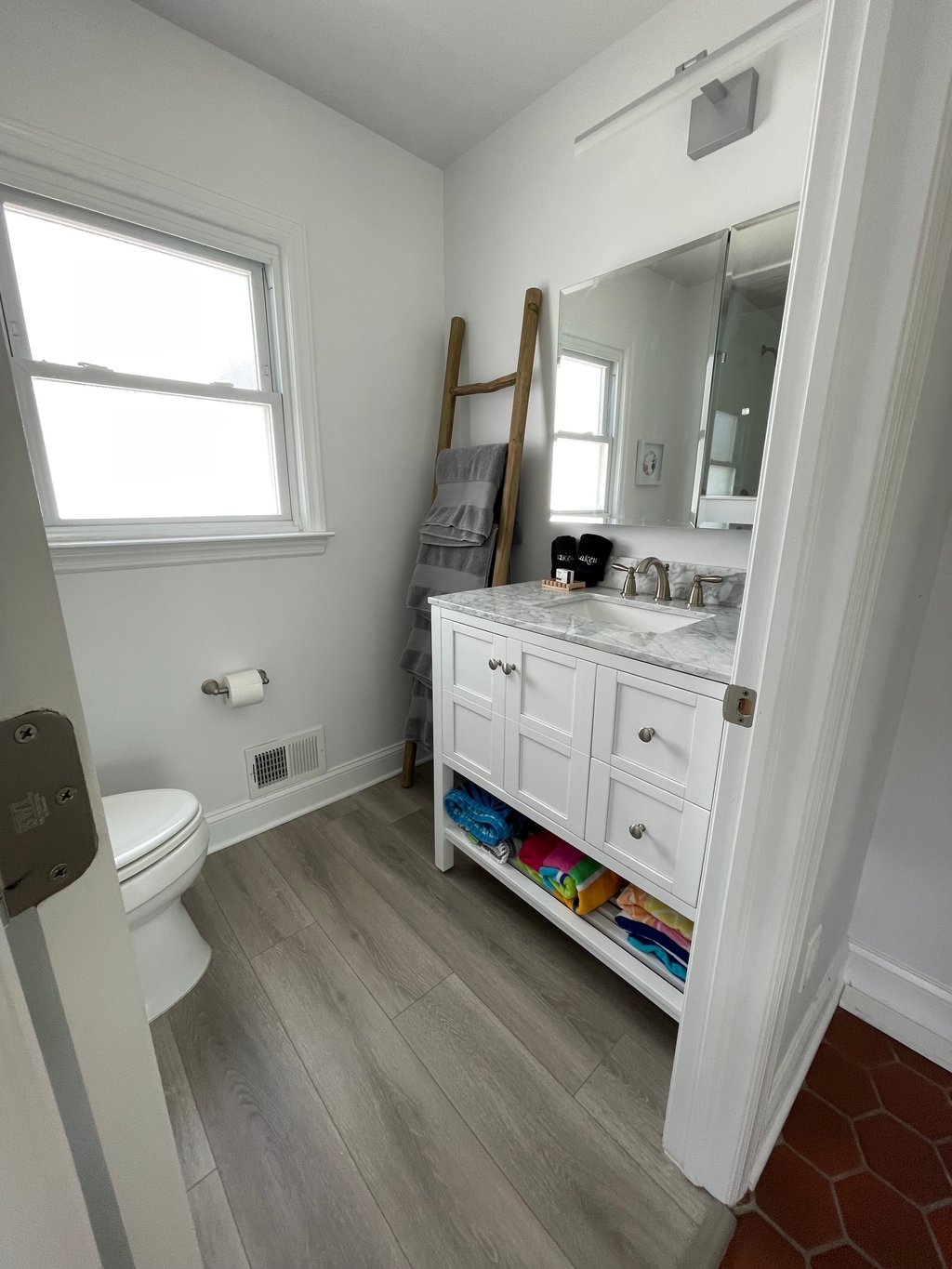 first floor bathroom with shower