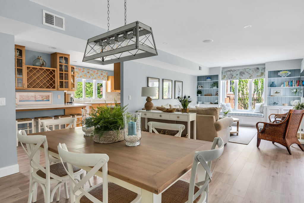Dining and living area