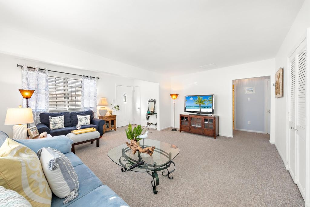 Living room seating - couch and loveseat.