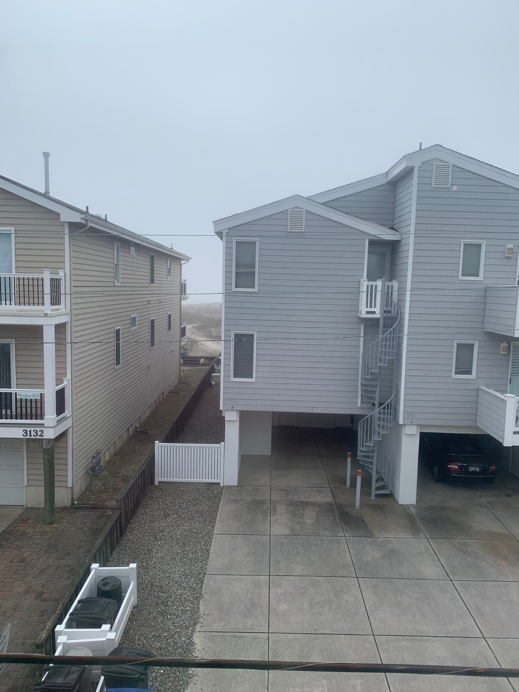 Ocean view from the bedroom.