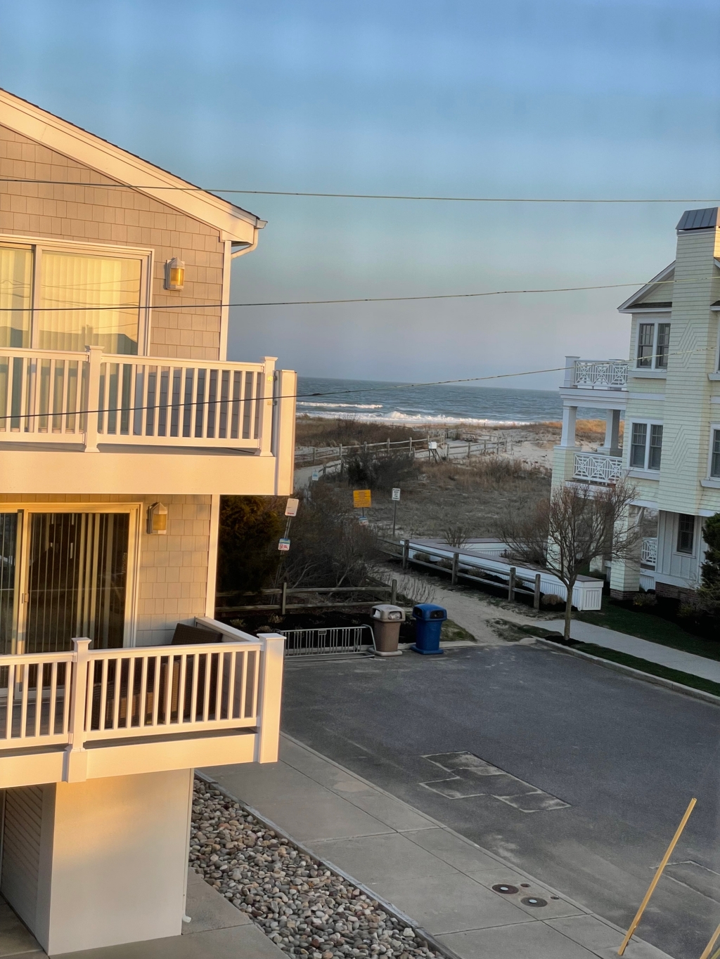 Ocean view from living room.