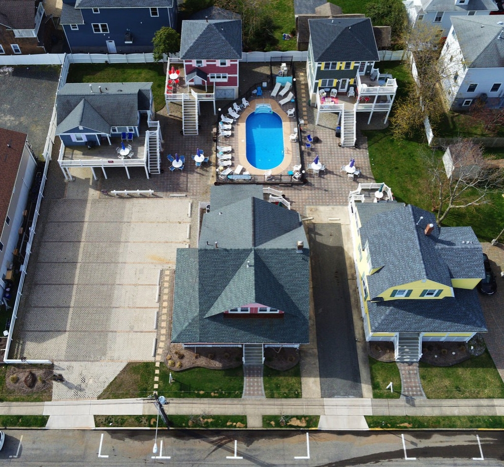 Aerial of entire property (prior to renovations)