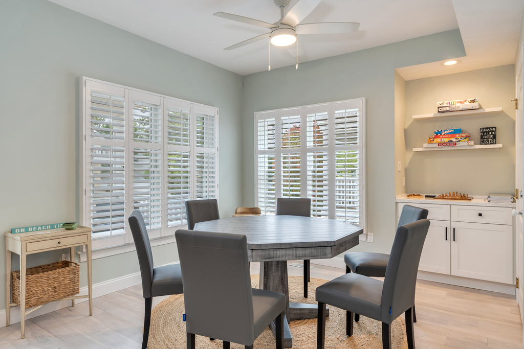 Enjoy meals together at this home