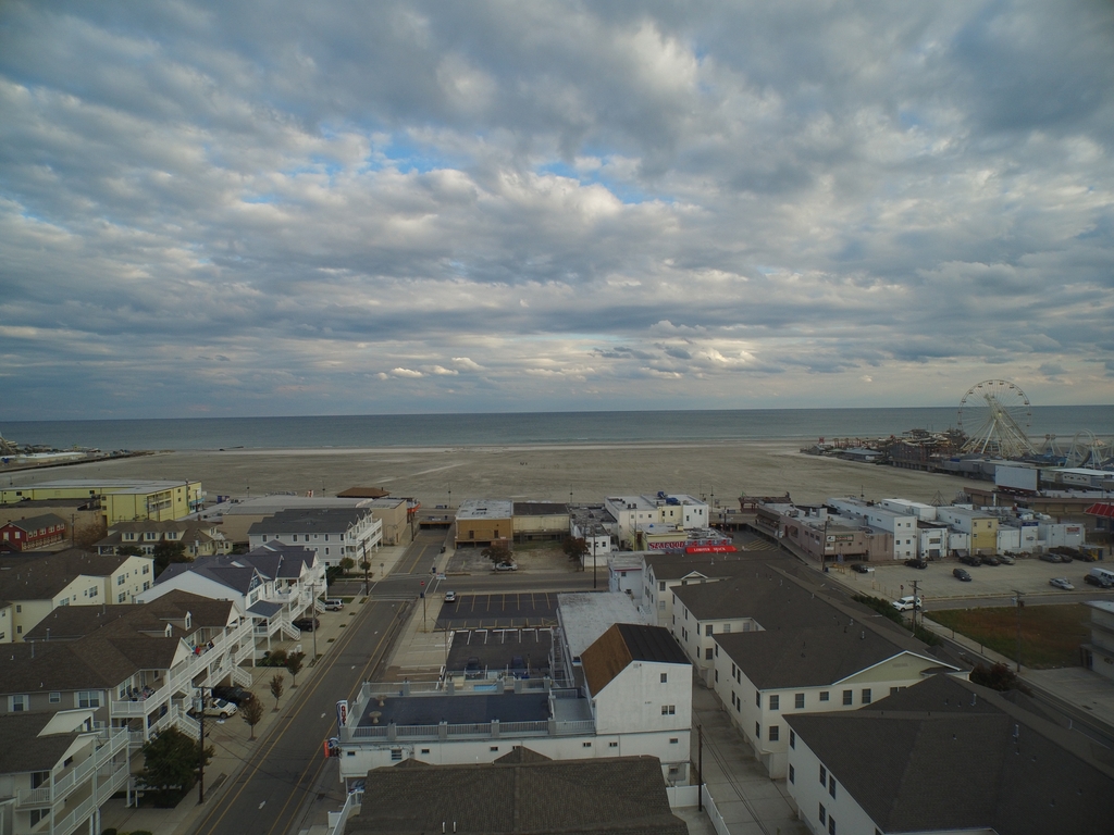 Drone from roof- Beach Block