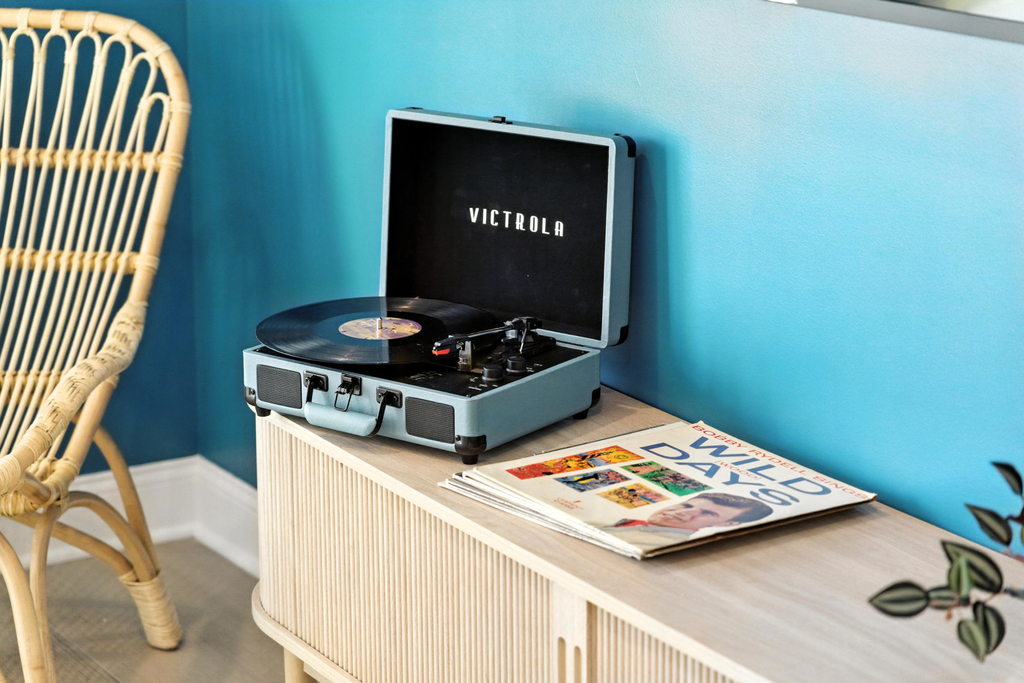 Lounge Space with Vinyl Setup