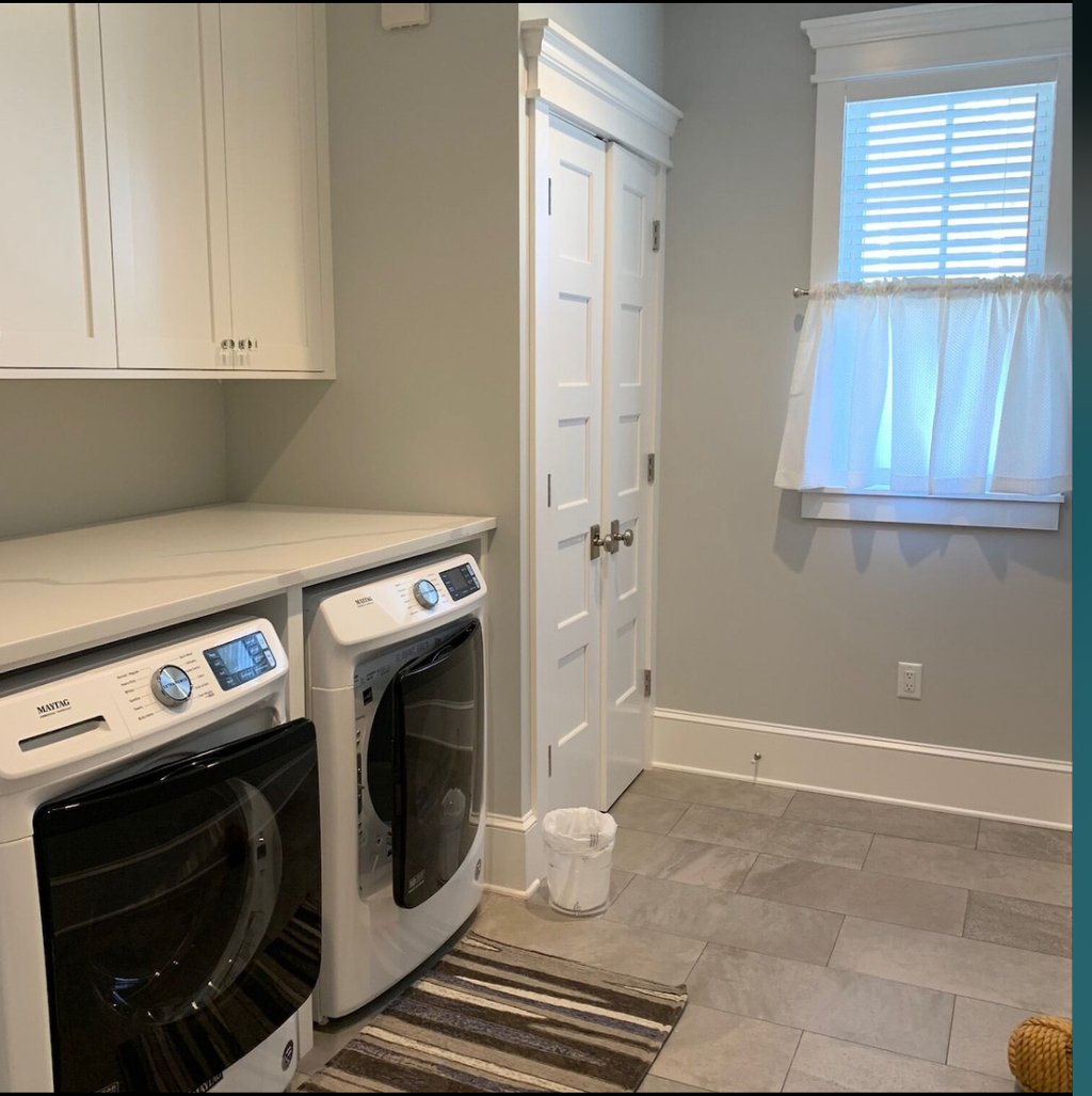 Second floor laundry room