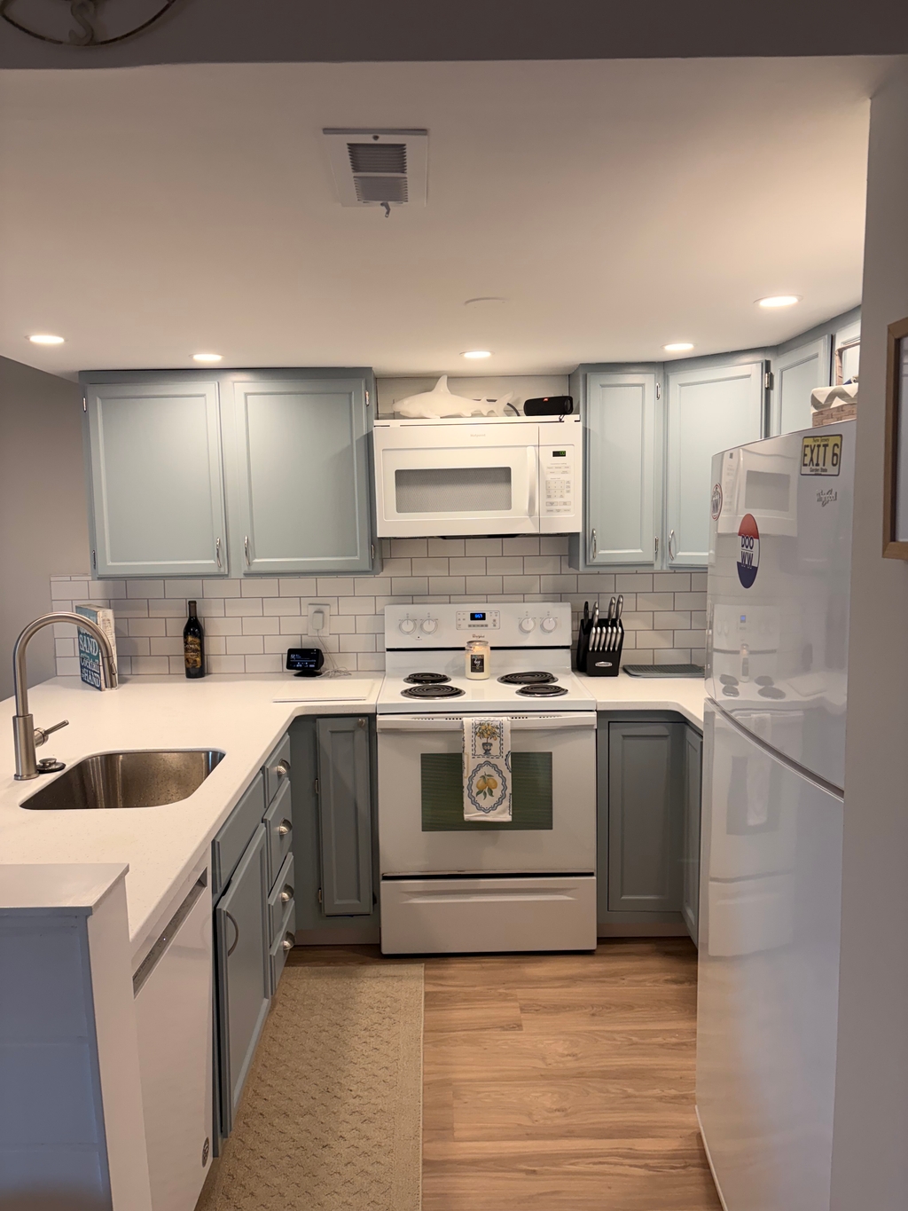 Kitchen from dining room.