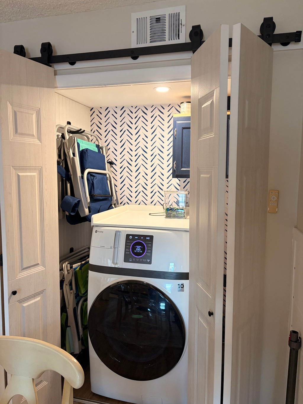 New combination washer and dryer.