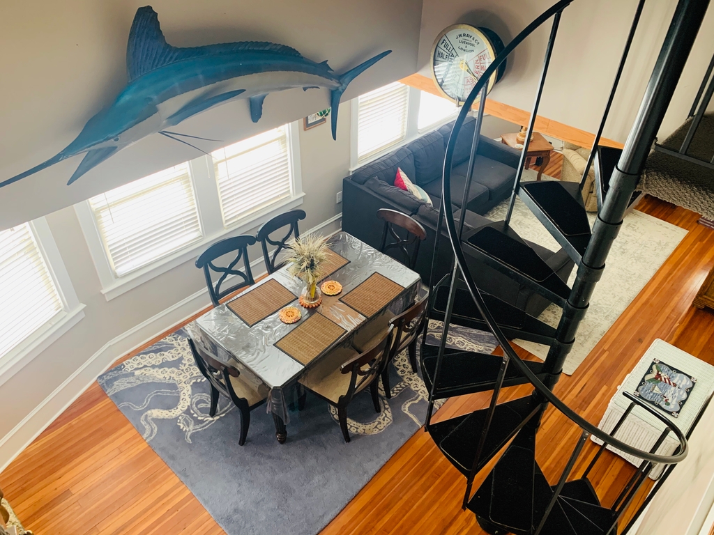 view from loft