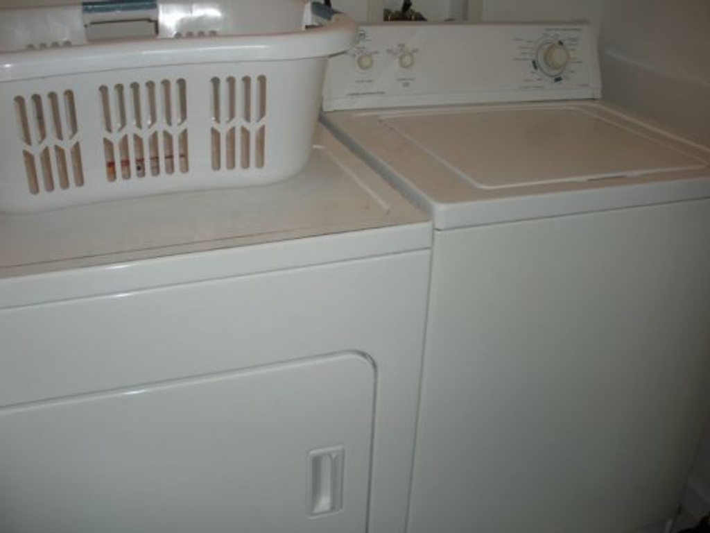 Laundry room  large top loader washer
