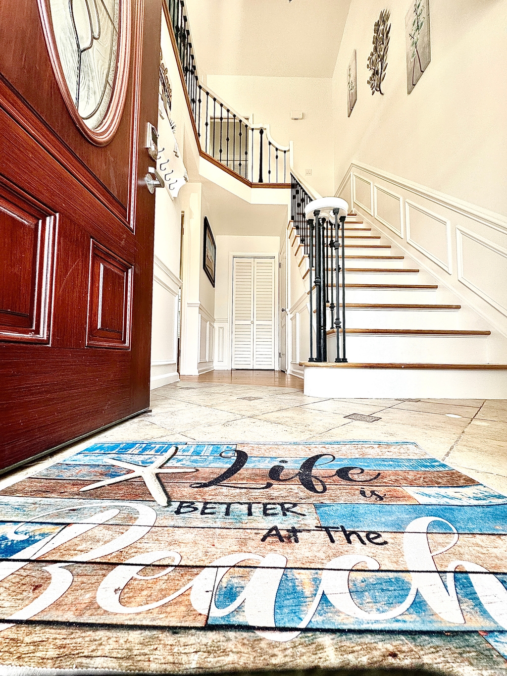 2 story open foyer