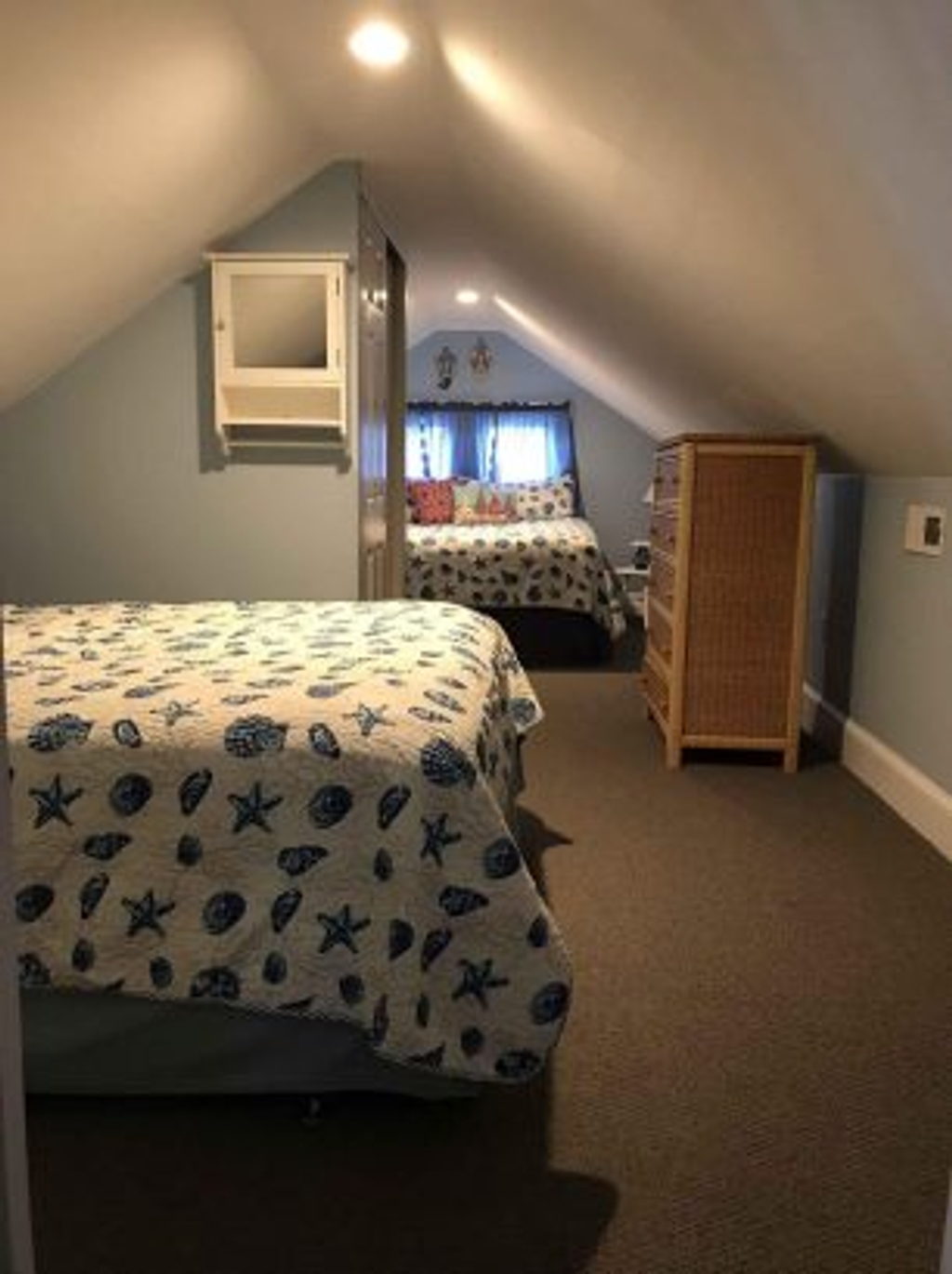 Loft bedroom king and queen
