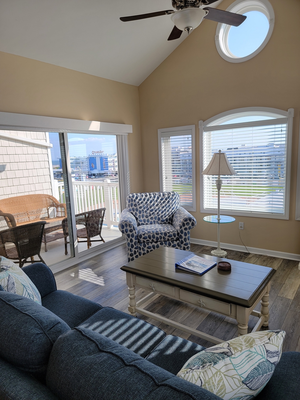 Family Room and Balcony