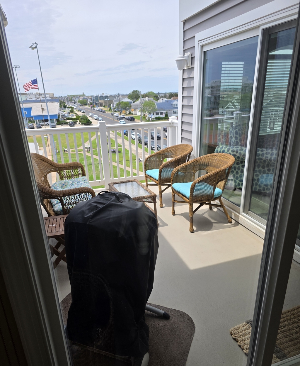 Balcony from Dining Room Sliders