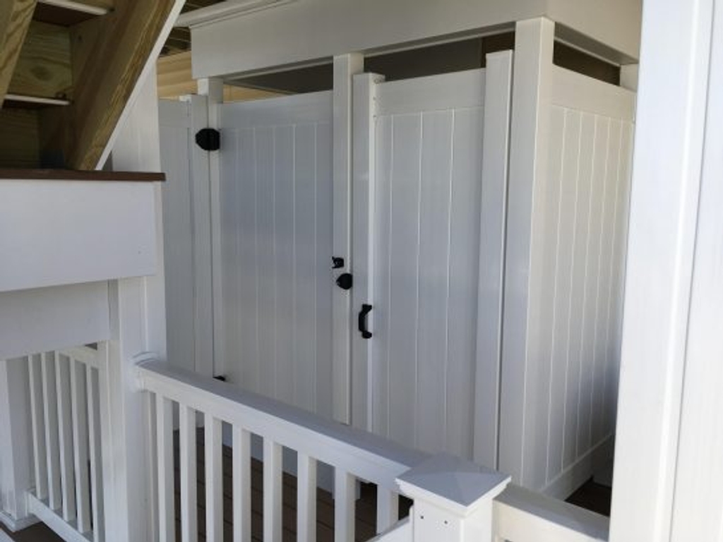 Outside shower