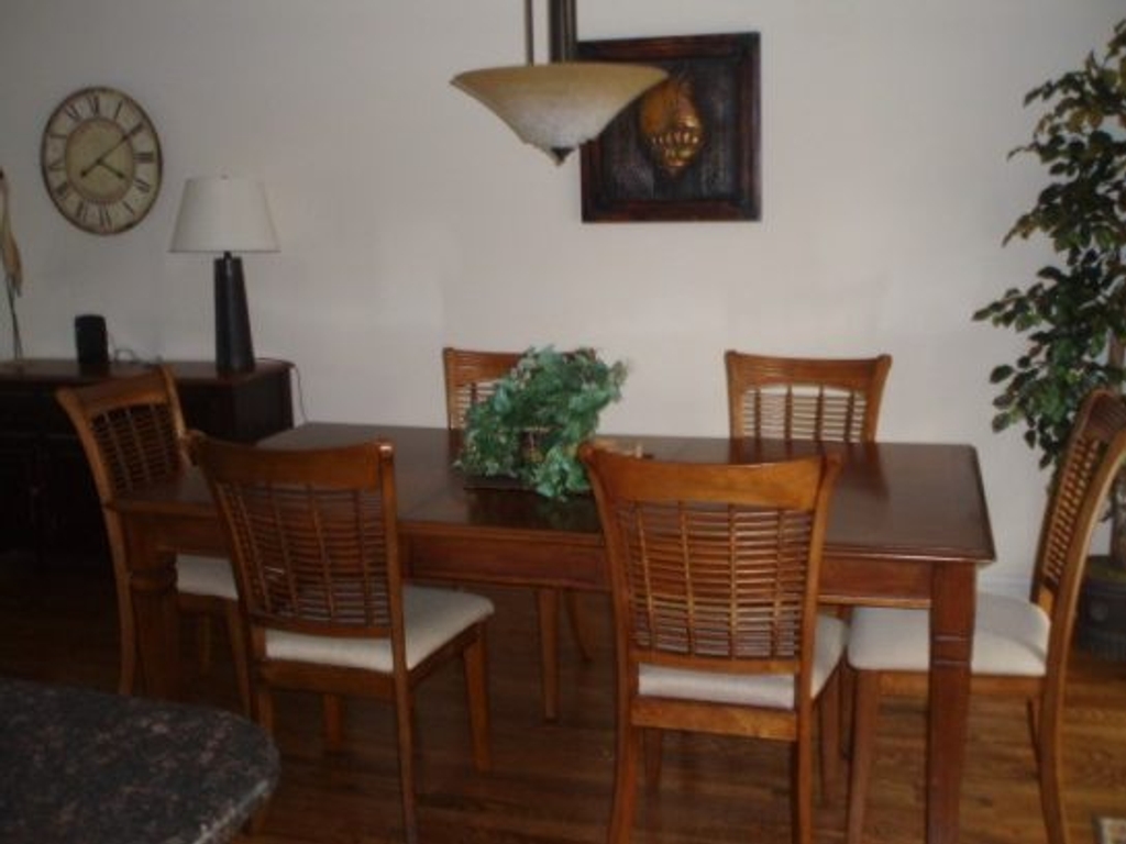 Beautiful Dining Room Off Kitchen &amp;amp; Living Room Leads To A Deck