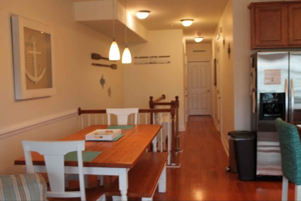 View of Dining Area and hall to Master