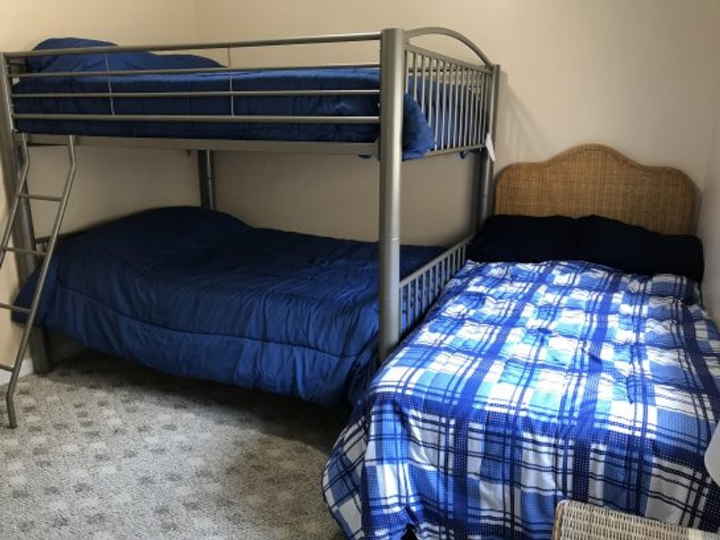 full over full bunk and one twin